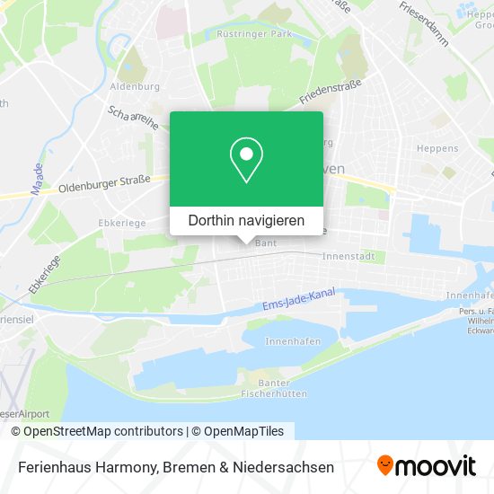 Ferienhaus Harmony Karte