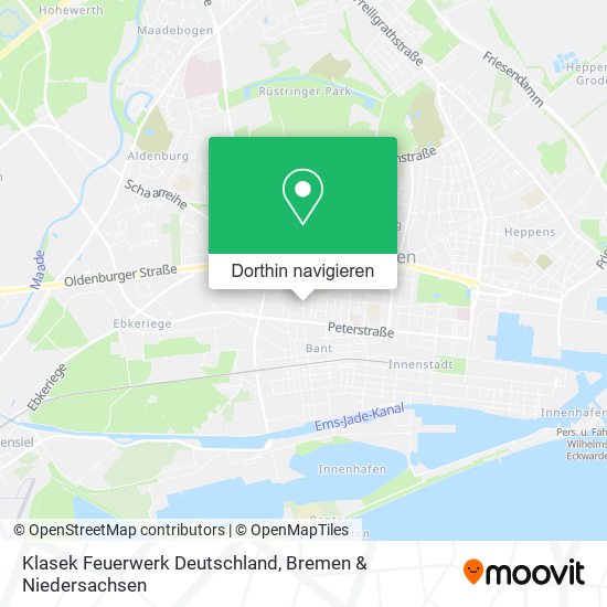 Klasek Feuerwerk Deutschland Karte