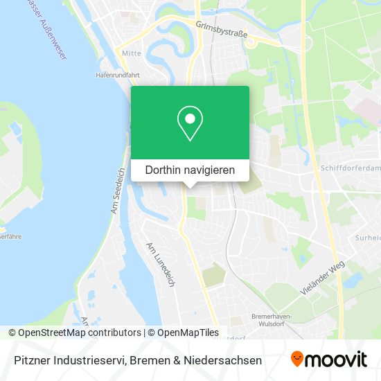 Pitzner Industrieservi Karte