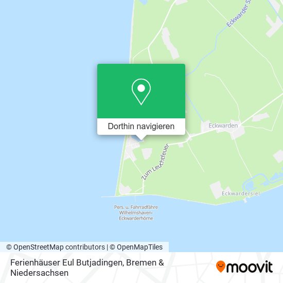 Ferienhäuser Eul Butjadingen Karte