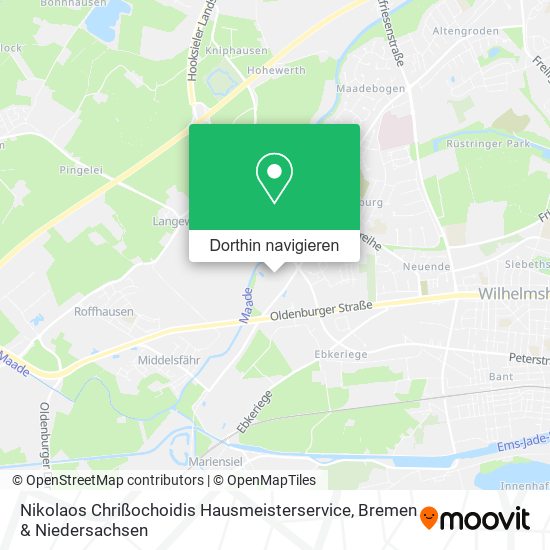 Nikolaos Chrißochoidis Hausmeisterservice Karte