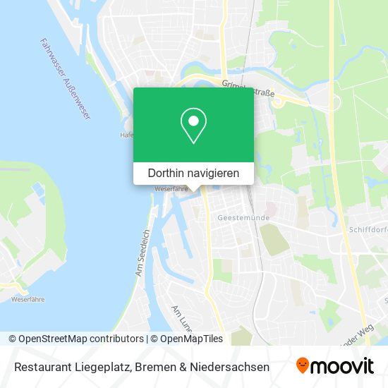 Restaurant Liegeplatz Karte