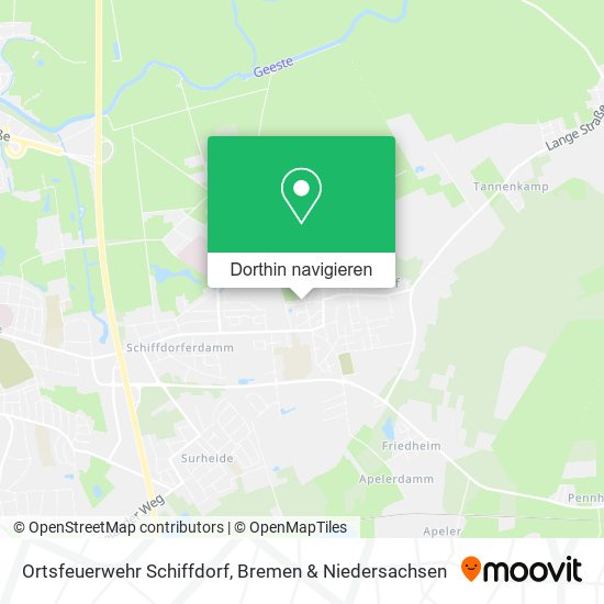 Ortsfeuerwehr Schiffdorf Karte