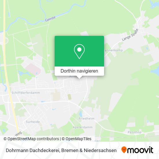 Dohrmann Dachdeckerei Karte