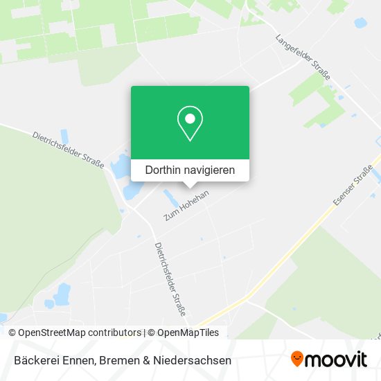 Bäckerei Ennen Karte
