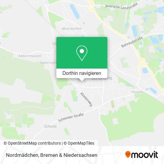 Nordmädchen Karte