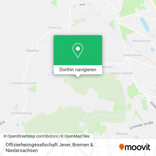 Offizierheimgesellschaft Jever Karte