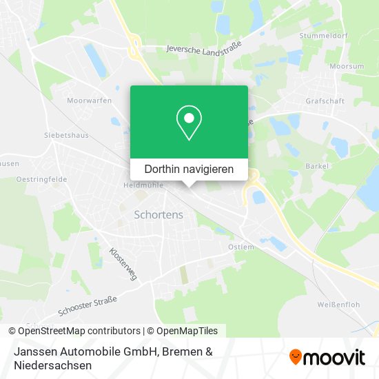 Janssen Automobile GmbH Karte