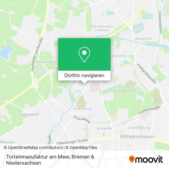 Tortenmanufaktur am Meer Karte