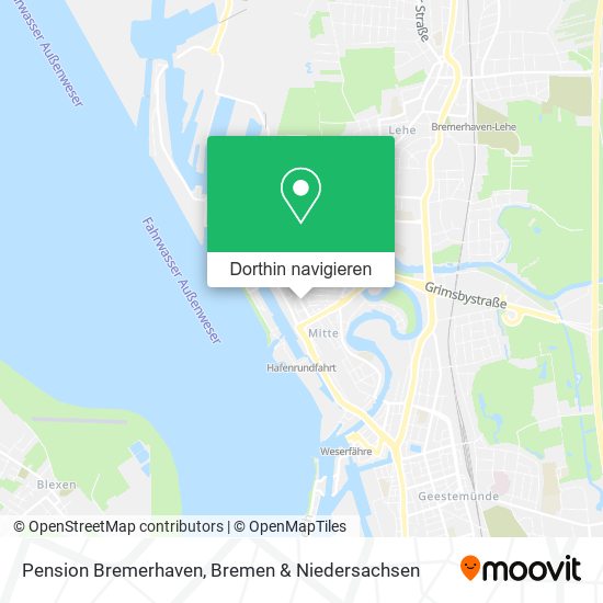 Pension Bremerhaven Karte