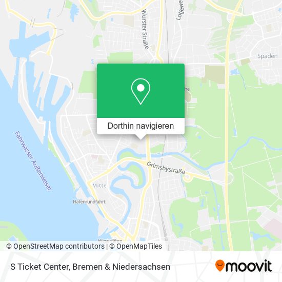 S Ticket Center Karte