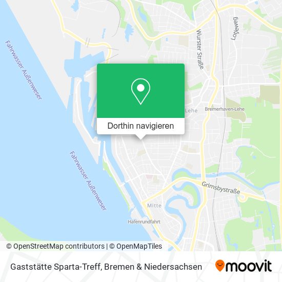 Gaststätte Sparta-Treff Karte