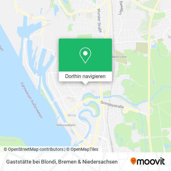 Gaststätte bei Blondi Karte