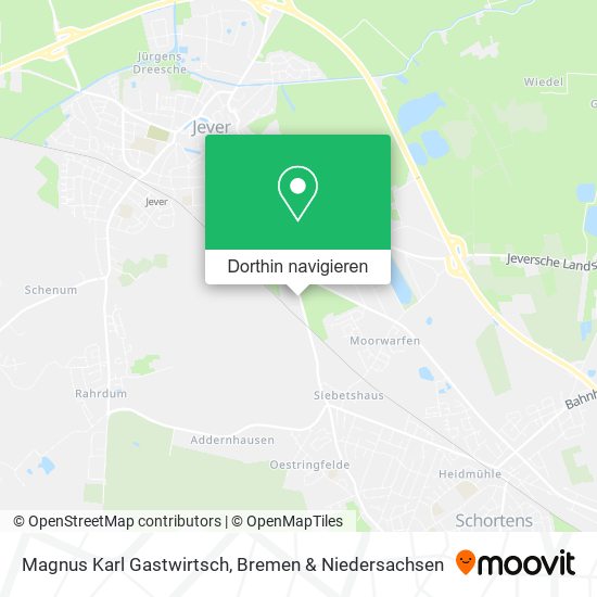 Magnus Karl Gastwirtsch Karte