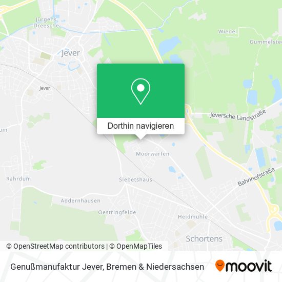 Genußmanufaktur Jever Karte