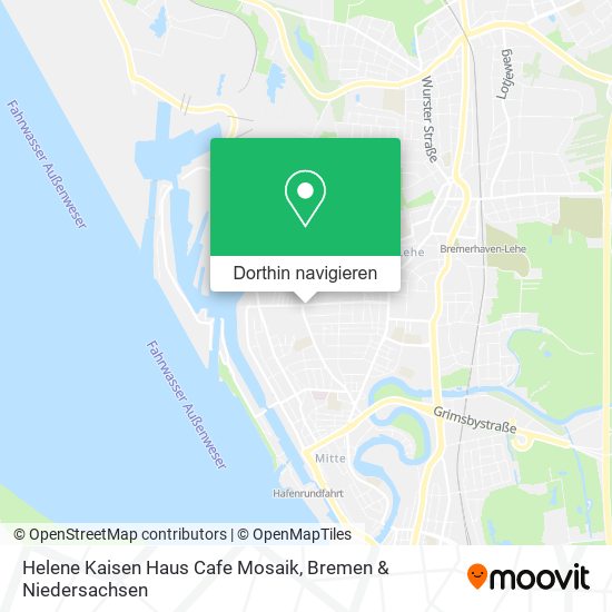 Helene Kaisen Haus Cafe Mosaik Karte