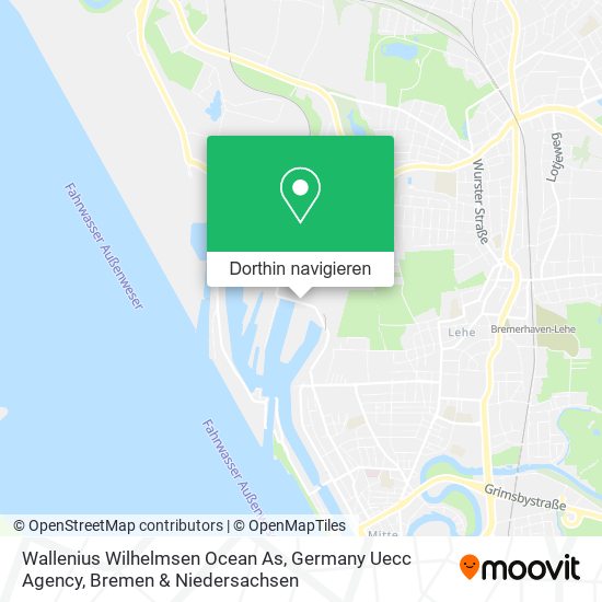 Wallenius Wilhelmsen Ocean As, Germany Uecc Agency Karte