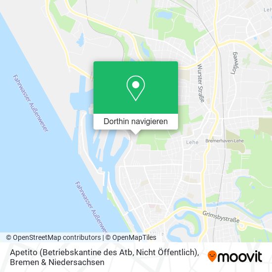 Apetito (Betriebskantine des Atb, Nicht Öffentlich) Karte