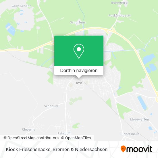 Kiosk Friesensnacks Karte