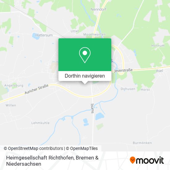 Heimgesellschaft Richthofen Karte