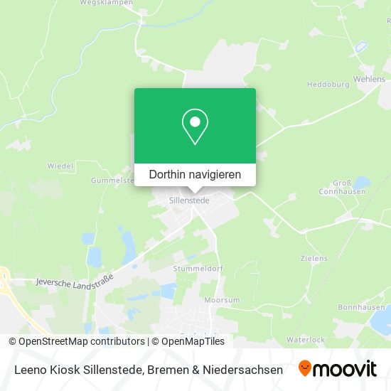 Leeno Kiosk Sillenstede Karte