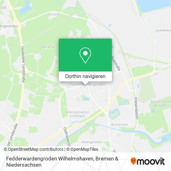 Fedderwardengroden Wilhelmshaven Karte
