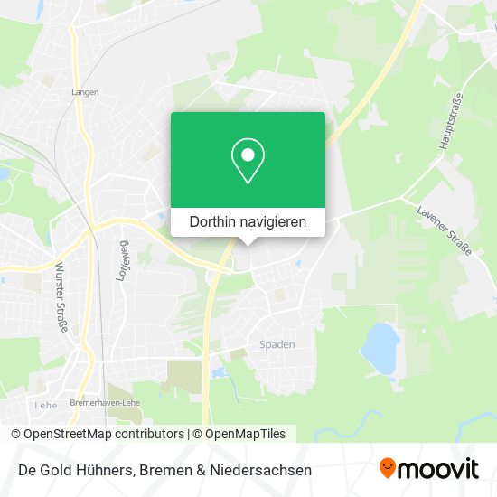 De Gold Hühners Karte