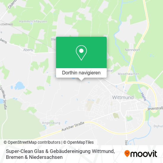 Super-Clean Glas & Gebäudereinigung Wittmund Karte