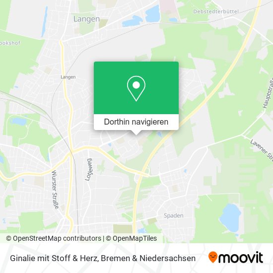Ginalie mit Stoff & Herz Karte