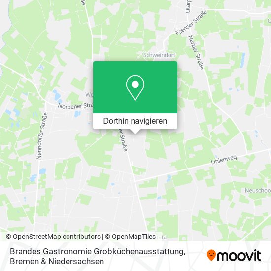Brandes Gastronomie Grobküchenausstattung Karte