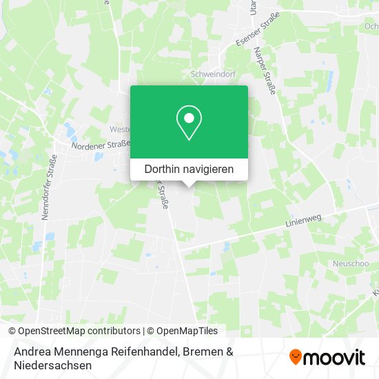 Andrea Mennenga Reifenhandel Karte