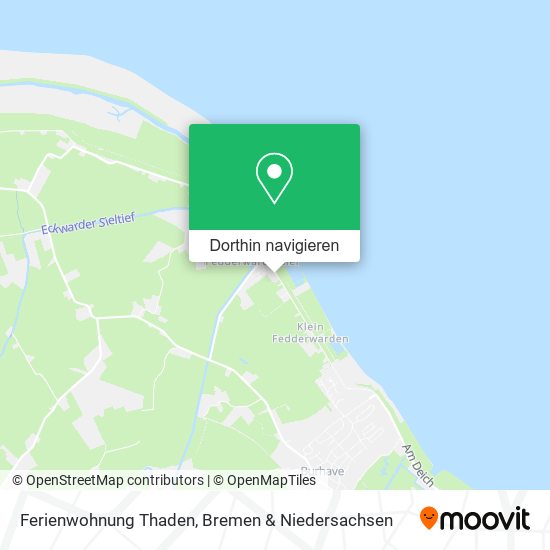 Ferienwohnung Thaden Karte
