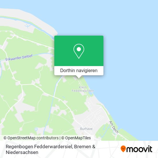 Regenbogen Fedderwardersiel Karte