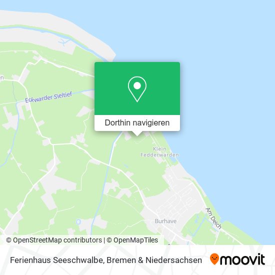 Ferienhaus Seeschwalbe Karte