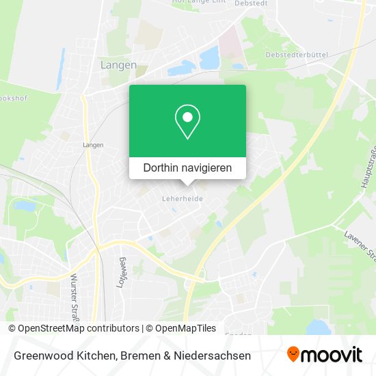 Greenwood Kitchen Karte