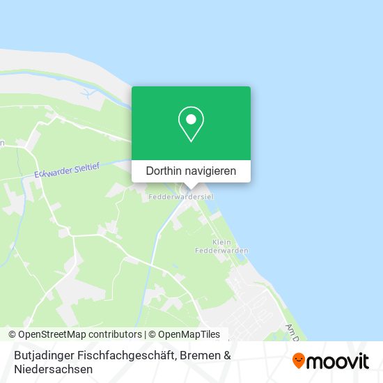 Butjadinger Fischfachgeschäft Karte