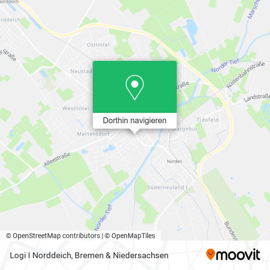 Logi I Norddeich Karte