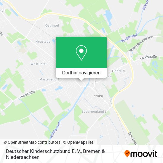 Deutscher Kinderschutzbund E. V. Karte