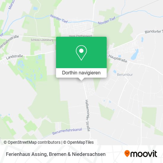 Ferienhaus Assing Karte