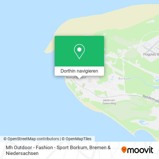 Mh Outdoor - Fashion - Sport Borkum Karte