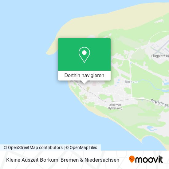 Kleine Auszeit Borkum Karte