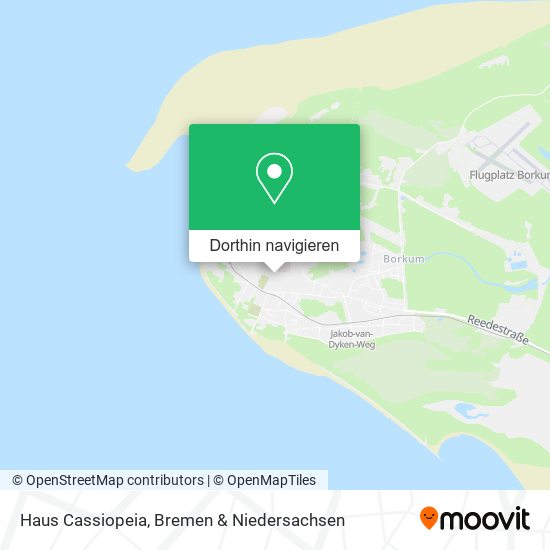 Haus Cassiopeia Karte