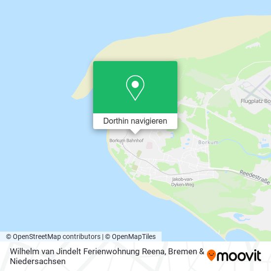 Wilhelm van Jindelt Ferienwohnung Reena Karte