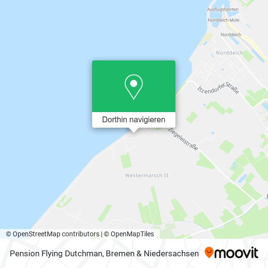 Pension Flying Dutchman Karte