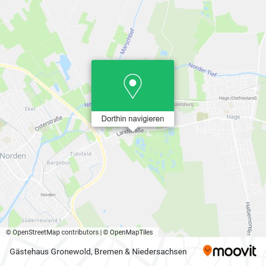 Gästehaus Gronewold Karte