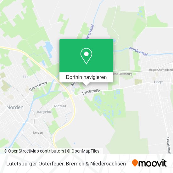 Lütetsburger Osterfeuer Karte