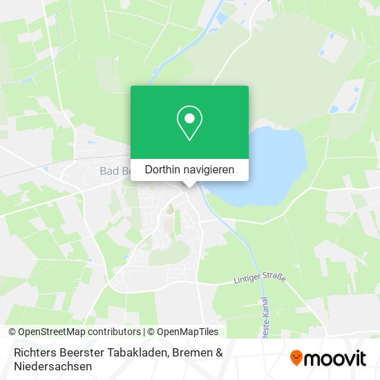 Richters Beerster Tabakladen Karte