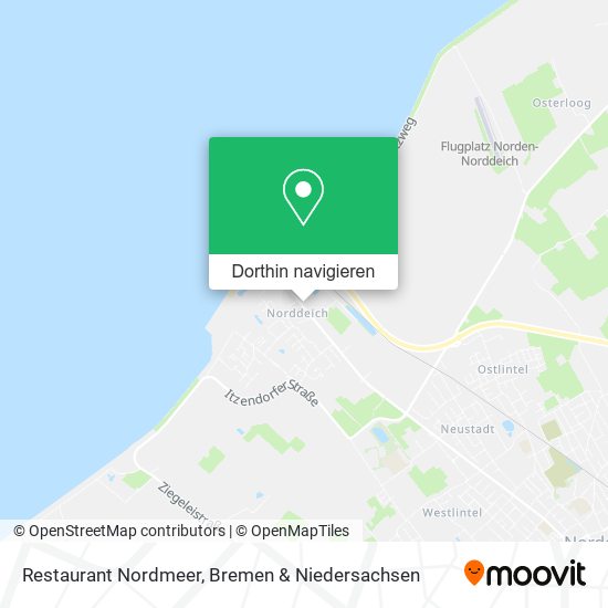 Restaurant Nordmeer Karte