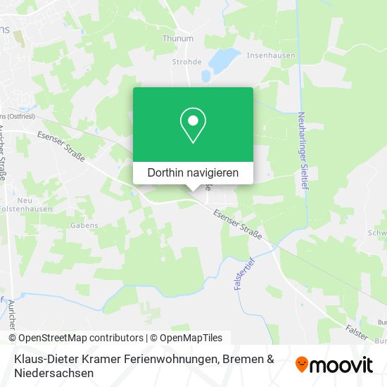 Klaus-Dieter Kramer Ferienwohnungen Karte