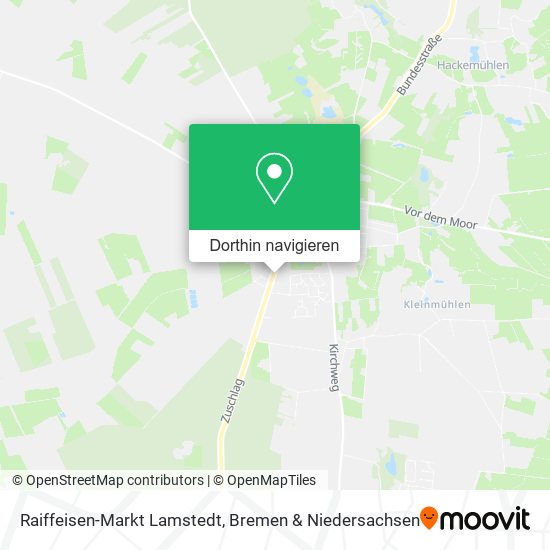 Raiffeisen-Markt Lamstedt Karte